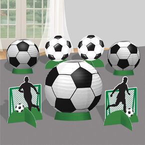Assorted Goal Getter Table Centerpiece Kit - 9.5", 5" & 5.7" (6 Pc. Set) - Ideal for Any Celebration, Event, or Sports-Themed Party