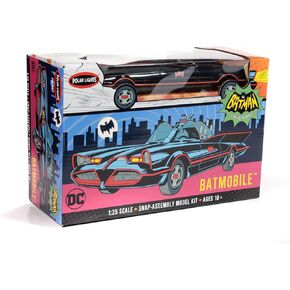 Polar Lights 1966 TV Batmobile Model Kit 1:25 Scale-Snap Together ، جسم مسبقًا ، لا غراء أو طلاء مطلوب