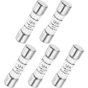 MECCANIXITY 600V 5A Time Delay Fuse Fast Blow Glass Fuses Generic Current Limiting Protection Time Delay Cartridge Fuse for DIY Inverter Circuit Board Glass Fuses 5Pack in Kuwait