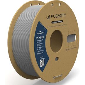 Fugacity PLA Filament 1.75mm, Matte Surface Gray 3D Printer Filament 1KG Spool (N.W 2.2lbs), Dimensional Accuracy +/- 0.02mm, Enhanced Printing Effect Fits Most FDM 3D Printers