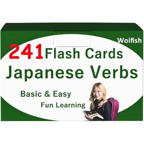 الأفعال اليابانية بطاقات فلاش -BASIC JLPT N5 و N4 الأفعال اليابانية البطاقات التعليمية للمبتدئين (241 بطاقة)