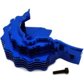 Aluminum Center Main Gear Cover W/Heatsink Blue for Traxxas E Revo VXL 2.0 8677
