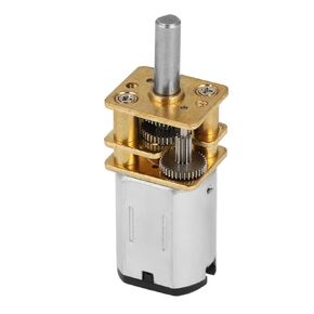 Gear Motor, N20 DC3V 6V 12V 50-2000RPM Speed Reduction Gear DC Motor with Metal Gearbox for RC Car, Robot Model, DIY Engine Toys (6V 200RPM)