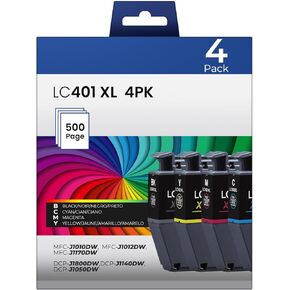 LC401XL LC401 MFC-J1010DW MFC J1170DW حبر خراطيش لخراطيش Brother Printer LC 401 XL 401XL INK CARTRIDGE مع MFC J1010DW J1170DW J1012DW J1800DW DCP J1140D J1050DW
