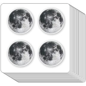 ملصقات Space Earth Planet 1in للاصطدامات ، والفنون ، والحرفية ، و DIY Kids ، و Calendars Journals 80-Pack