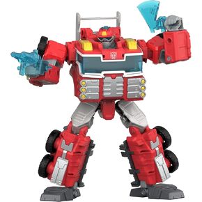 Transformers Age of The Primes Voyager Class Rescue Bot Heatwave, 7-inch Converting Action Figure, Robot Toys for Ages 8+