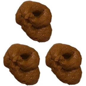 3pcs ألعاب أنبوب مزيفة واقعية - طقم مزحة أبريل فوت مع أنبوب الجدة البني | هدية هفوة فرحان للمزح والنكات العملية ، هدايا هفوة ، مستلزمات الحفلات مزحة