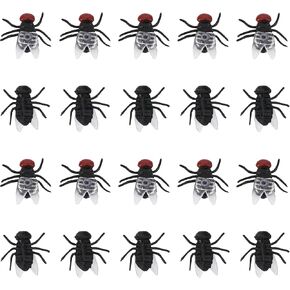 Zerodis محاكاة لعبة 20pcs النكتة الحزب البلاستيكية نموذج لعبة المنزل محاكاة لعبة مزحة