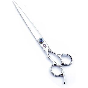 Dream Reach 8.0 '' Titanium Professional Lefty Pet Grooming Scissors ، مقص مستقيم وترقق ومنحني 3pcs مجموعة لتمسك الكلاب (قص القص)