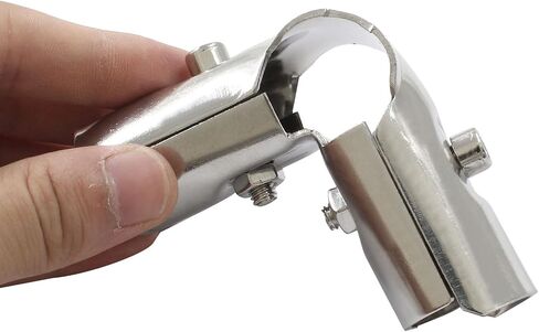 6 Sets of T Pipe Connector, Stainless Steel Pipe Connector, End Clamp, Panel T Clamps for 1-1/4" (32MM) OD Pipe, Chain Link Fence Parts in Saudi Arabia
