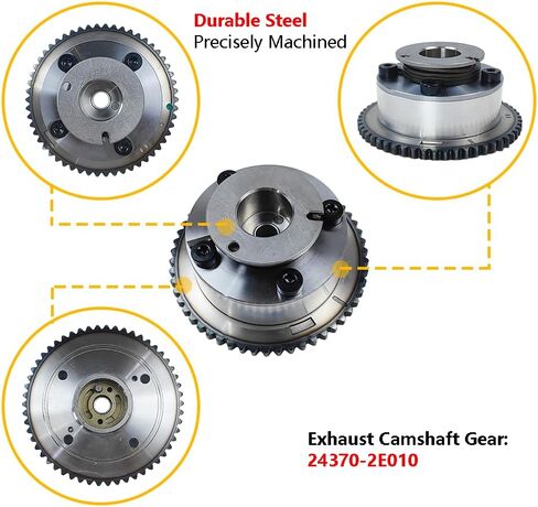 Engine Timing CVVT Camshaft Sprocket Gear Intake | Fit for Hyundai Elantra 2011-2015, Elantra GT 2013-2014, Kia Forte Koup 2014-2016, Soul 2012-2013 | OE# 24350-2E011 243502E011 in Saudi Arabia