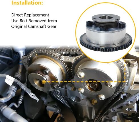 Engine Timing CVVT Camshaft Sprocket Gear Intake | Fit for Hyundai Elantra 2011-2015, Elantra GT 2013-2014, Kia Forte Koup 2014-2016, Soul 2012-2013 | OE# 24350-2E011 243502E011 in Saudi Arabia