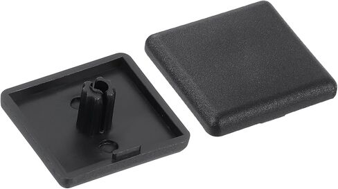 uxcell 20Pcs Extruded End Cap Nylon, 20x40mm T-Slot Aluminum Profile 2040 European Standard End Cap Extrusion Plug for Trolley, Fish Tank Rack, Storage Rack, Black in Kuwait