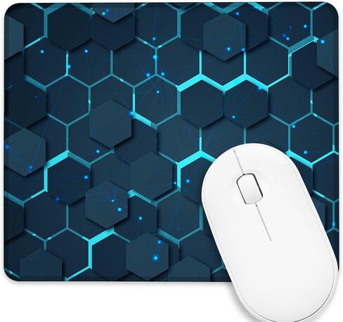 Mouse Pad Colorful Butterflies Computer Mousepad Washable Non-Slip Rubber Base Mouse Mat,Laptop Desk Accessories Decoration 9.5 Inches x 7.9 Inches in Saudi Arabia