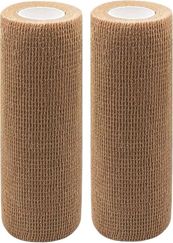 HerMia Cohesive Medical Tape, Self Adhesive Bandages, Breathable Waterproof Elastic Athletic Non-Woven Bandage, 8 Rolls Sports Wrap Tape for Wrist and Ankle in Saudi Arabia
