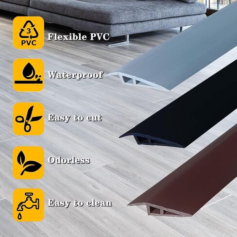 Floor-Transition-Strips Door-Threshold-Ramps 36 inch, Threshold 3/4 to 4/5 in, Thresholds Ramps for Doorways, Edge-Reducer Threshold-Transition-Strip for Door/Floor (Wood Grain Gray) in Saudi Arabia
