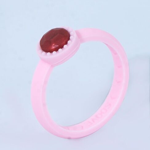 3/1 Packs Silicone Rings for Women - Silicone Ring Women - Womens Rubber Wedding Rings - Diamond Silicone Wedding Bands Women ，Size 05 in Saudi Arabia