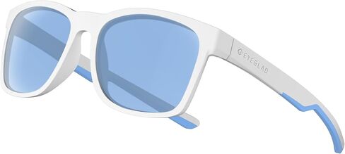 SUNWAVE Ultra-lightweight Design Lifestyle Sunglasses Outdoor Fishing Polarized UV400 Protection Men Women Running Sports (Peach White) in Kuwait