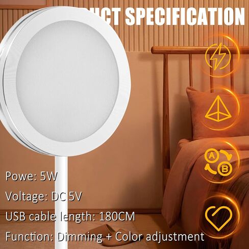 Compatible with Bambu Lab LED Lamp 001 Kit, LED Creative Lighting Kit for 3D Printers for Crafting Nightlight Models, Features White Color Lighting in Saudi Arabia