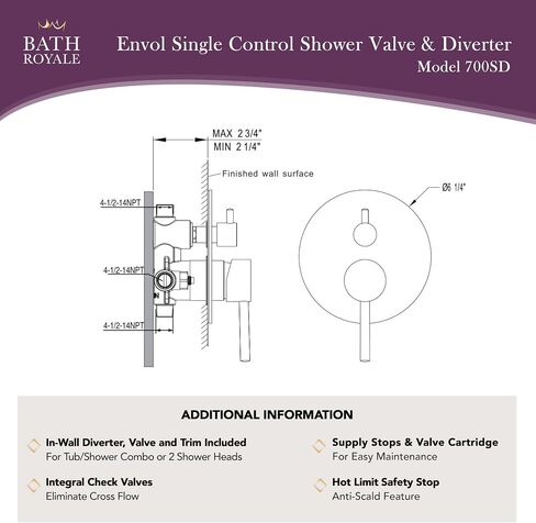 Envol Modern Bathroom Sink Faucet Single Control - All Metal, Easy Install, Brushed Gold in Saudi Arabia