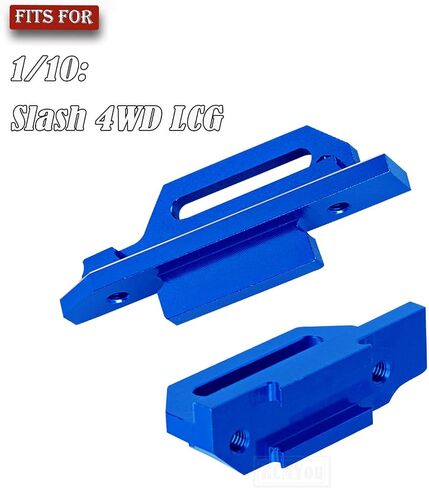 Aluminium Tall Battery Holder Mount Hold Down Upgrades Part for 1/10 Slash 4wd LCG Rally,Alloy Battery Mounting Plate Tray Battery Holder Mount with Strap,Navy Blue in Saudi Arabia