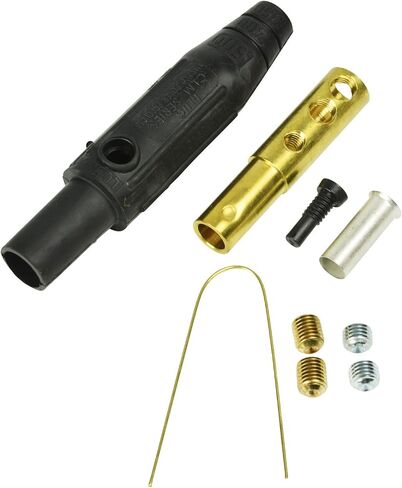 Marinco CLS2MB-E CLS Cam Type, Series 16 Inline, Single Pin Connector, 400 Amp, 600 Volt, #6 - #2 AWG, Male - Green (E) in Kuwait
