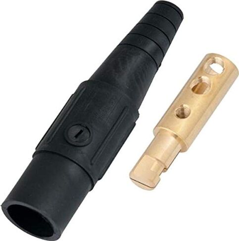 Marinco CLS2MB-E CLS Cam Type, Series 16 Inline, Single Pin Connector, 400 Amp, 600 Volt, #6 - #2 AWG, Male - Green (E) in Kuwait