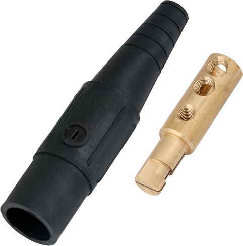 Marinco CLS2MB-E CLS Cam Type, Series 16 Inline, Single Pin Connector, 400 Amp, 600 Volt, #6 - #2 AWG, Male - Green (E) in Kuwait