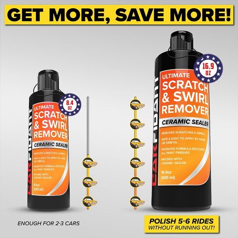 Carfidant Car Scratch Remover - Repair Paint Any Color - 8.3oz in Saudi Arabia