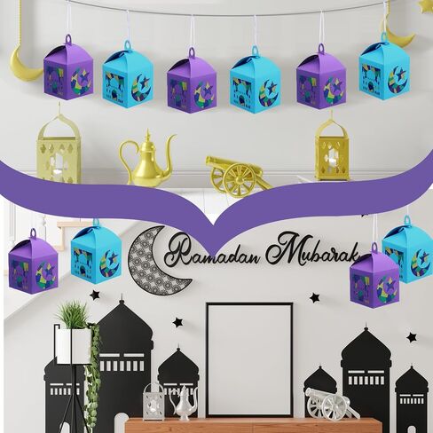 VIHOSE 16 Sets Religious Jesus Fish Craft Box Faith Fish Lanterns Craft Kit DIY Religious Tissue Paper Kit Christian Cross Hanging Ornament Suncatcher for Home Church Bible Sunday School Activity in Saudi Arabia