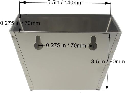 Black Wall Mounted Bottle Cap Catcher Stainless Steel Beer Cap Bucket 5" in Saudi Arabia