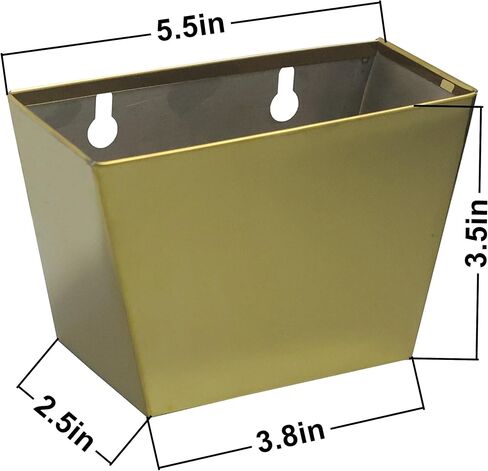 Black Wall Mounted Bottle Cap Catcher Stainless Steel Beer Cap Bucket 5" in Saudi Arabia