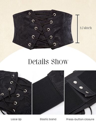 GRACE KARIN Women's Elastic Stretch Corset Waist Cincher Belt in Saudi Arabia