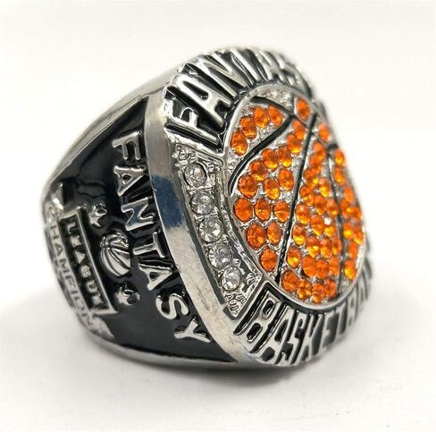 Customized Fantasy Basketball League Champion Championship Trophy Rings Prize in Saudi Arabia