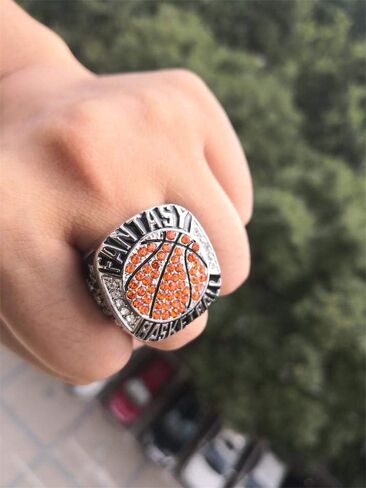 Customized Fantasy Basketball League Champion Championship Trophy Rings Prize in Saudi Arabia