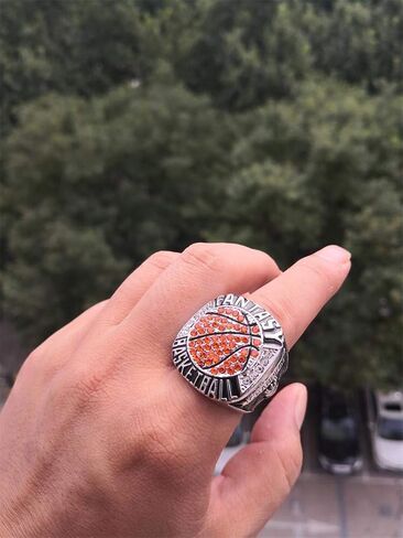 Customized Fantasy Basketball League Champion Championship Trophy Rings Prize in Saudi Arabia