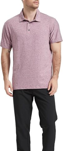 TELALEO 5 Pack Mens Polo Shirts Quick Dry Short Sleeve Golf T Shirt Performance Moisture Wicking Casual Workout SetE 3XL/02 in Kuwait