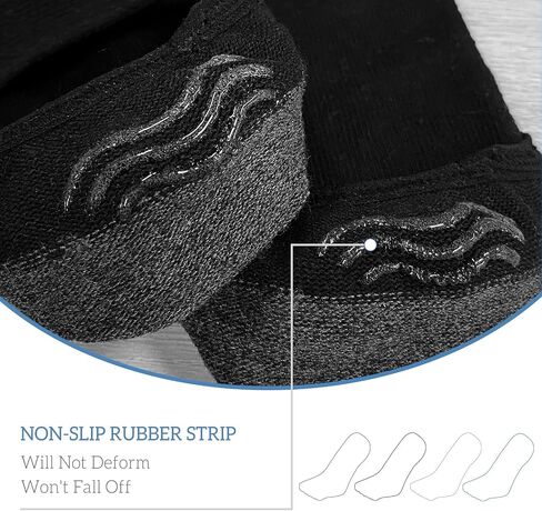 ZAKASA Mens Toe Socks No Show Athletic Running Five Finger Socks Invisible Low Cut Loafer Socks in Kuwait