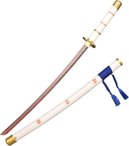Sword Valley Kozuki Oden Yamo Sword - Purple 40.9″ - Cosplay Prop Anime Katana Samurai Sword - Anime Original Texture Carbon Steel Blade Carving Symbol - Handle Absorbs Sweat and Prevents Slipping in Saudi Arabia