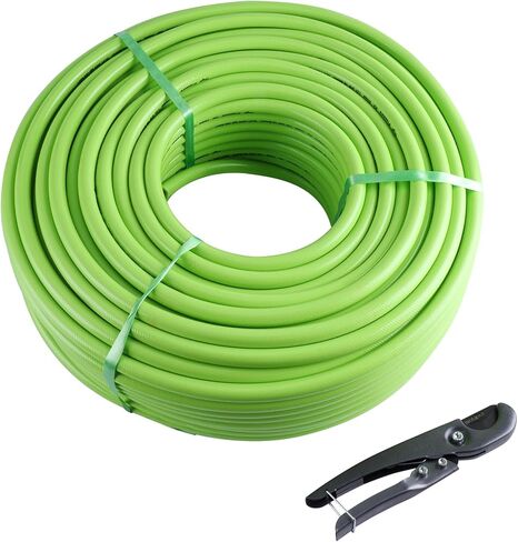 خرطوم الهواء ، 3/8 بوصة. × 50 قدم. خرطوم ضاغط الهواء ، والخدمة الثقيلة ، وخفيفة الوزن ، ومرنة ، هجينة ، خرطوم هوائي مع 1/4 NPT تجهيزات in Kuwait