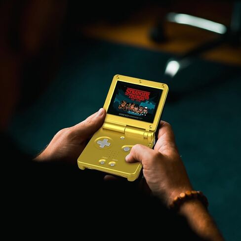 OSTENT Full Housing Shell Case Cover Replacement for Nintendo GBA SP Gameboy Advance SP - Color Black in Saudi Arabia