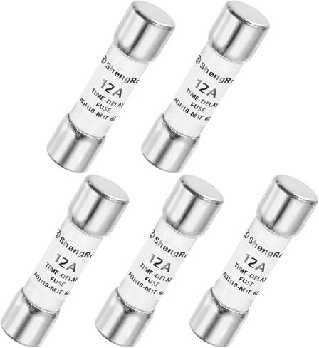 MECCANIXITY 600V 5A Time Delay Fuse Fast Blow Glass Fuses Generic Current Limiting Protection Time Delay Cartridge Fuse for DIY Inverter Circuit Board Glass Fuses 5Pack in Kuwait