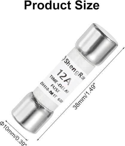 MECCANIXITY 600V 5A Time Delay Fuse Fast Blow Glass Fuses Generic Current Limiting Protection Time Delay Cartridge Fuse for DIY Inverter Circuit Board Glass Fuses 5Pack in Kuwait