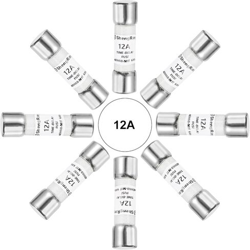 MECCANIXITY 600V 5A Time Delay Fuse Fast Blow Glass Fuses Generic Current Limiting Protection Time Delay Cartridge Fuse for DIY Inverter Circuit Board Glass Fuses 5Pack in Kuwait