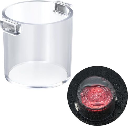 2Pcs 22mm Push Button Switch Protective Cover 7/8" Strong Magnet Magnetic Round 36 * 30mm 1.42 * 1.18in Waterproof Transparent for Computer PC in Kuwait