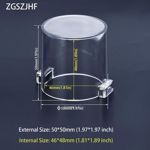 2Pcs 22mm Push Button Switch Protective Cover 7/8" Strong Magnet Magnetic Round 36 * 30mm 1.42 * 1.18in Waterproof Transparent for Computer PC in Kuwait