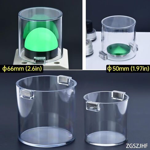 2Pcs 22mm Push Button Switch Protective Cover 7/8" Strong Magnet Magnetic Round 36 * 30mm 1.42 * 1.18in Waterproof Transparent for Computer PC in Kuwait