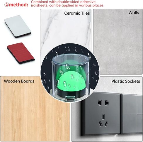 2Pcs 22mm Push Button Switch Protective Cover 7/8" Strong Magnet Magnetic Round 36 * 30mm 1.42 * 1.18in Waterproof Transparent for Computer PC in Kuwait