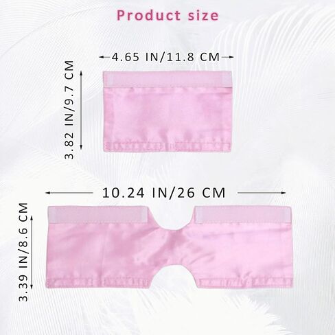 4 Packs Satin CPAP Strap Covers Soft CPAP Face Cushion Universal and Comfort Silky CPAP Headgear Face Pads for Reducing Red Marks(Pink) (Blue-4Pcs) in Saudi Arabia