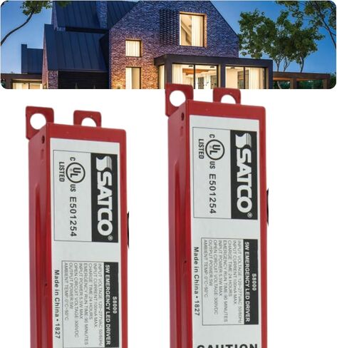 Satco 10W Emergency LED Driver 10 Watt Led Emergency Driver; 120-277 Volts for Indoor Lighting for Commercial, Industrial, and Residential; Part Number S8002 in Kuwait